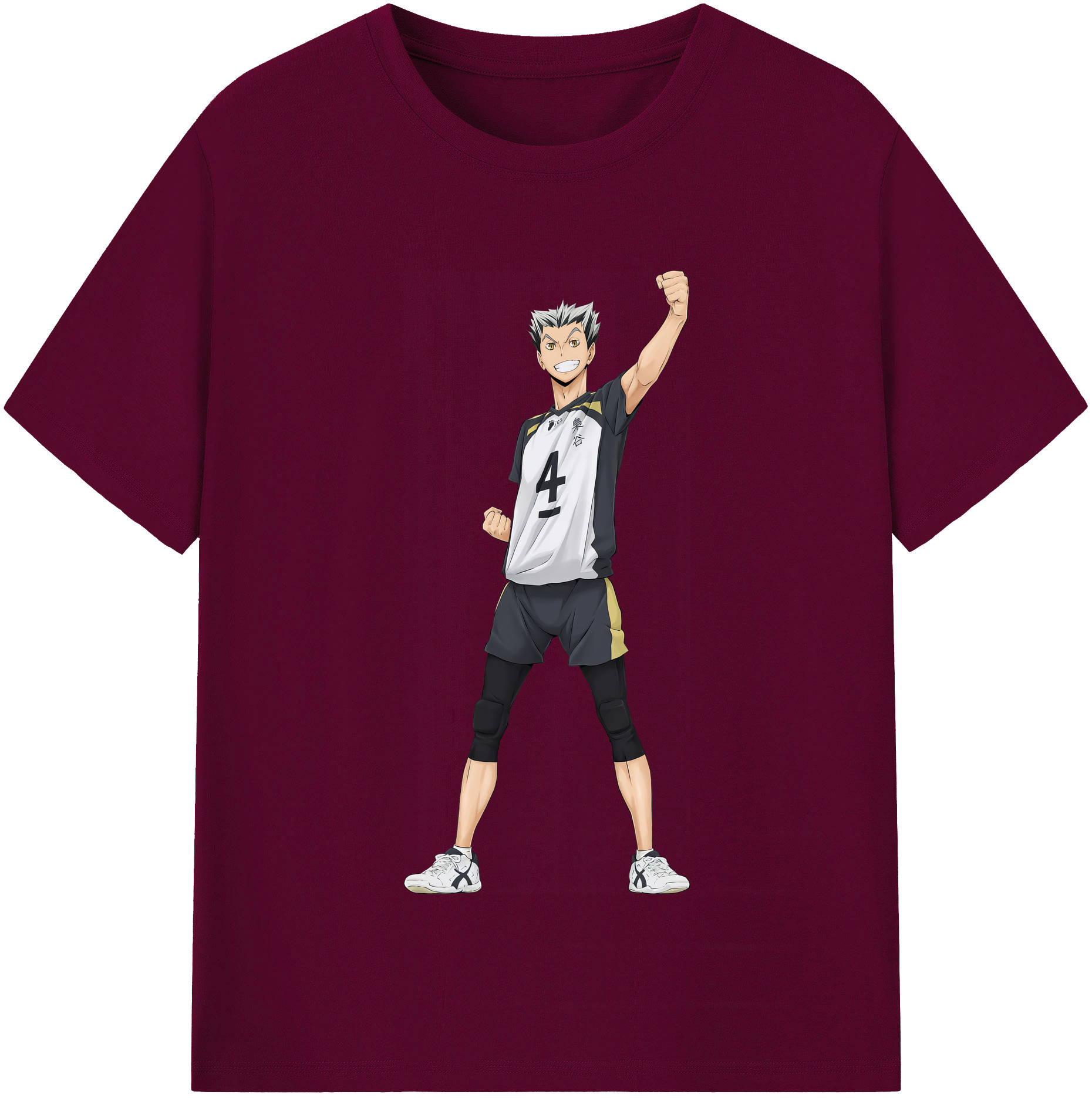 （画像用） ハイキュー!! Haikyu!! レディースカジュアルプリントTシャツ（綿100％）